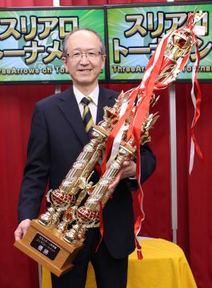 還暦を迎えて初のタイトルを獲得した井出