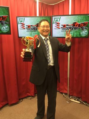 12勝目をあげた原浩明