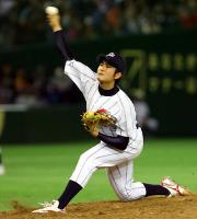 プロから絶賛された早大・大石(撮影・野上伸悟)