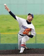 八戸大の村上佑樹はノースアジア大を4安打に抑えリーグ初完封