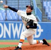 先発し、8回4失点で敗戦投手になった光星学院の下沖(撮影・藤田啓輔)