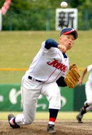 5回参考記録ながら、完全試合を達成した山形城北・堤