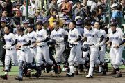 北大津に敗れた横浜ナイン(共同)
