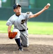 須賀川の１年生左腕・若松は７回を１安打無失点で高校公式戦初勝利を飾る