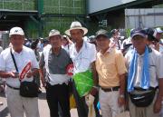 倉敷商野球部OB。中央は五輪日本代表、星野監督の先輩にあたる岡本さん