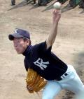 常葉菊川・戸狩４日ぶり投球練習