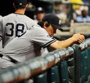 ＷＢＣ不参加を表明した松井。左ひざを手術、苦渋の決断だった