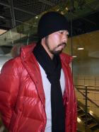 昨年12月16日、ひげもじゃの顔で渡米した上原