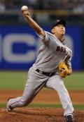 松坂６回までノーヒッター／プレーオフ - ＭＬＢプレーオフ