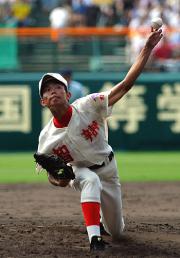 智弁和歌山・岡田俊哉投手＝０９年８月１４日（撮影・上田博志）