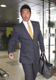 関東遠征で復調を期す小久保(撮影・藤尾明華)