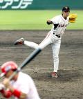 上原２カ月ぶり復活11球３人斬り