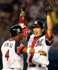ロッテ大松が代打満塁弾「最高の形」 - 野球ニュース