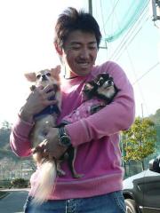 内川は婚約者のフジテレビ長野翼アナの愛犬２匹にしばしの別れを告げた
