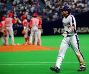 【中日-広島】中日森野が右飛に倒れ試合終了(撮影・清水貴仁)