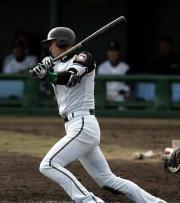 【日本ハム－ソフトバンク】森本が勝ち越し適時打（撮影・梅根麻紀）