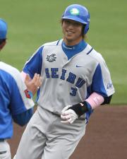 【オリックス－西武】１回、中島は２点本塁打を放つ（撮影・岡潤一）