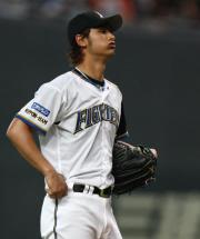 【日本ハム-楽天】マウンド上のダルビッシュ(撮影・黒川智章)