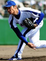 中日中田は7回から登板し、2回無安打4三振と完ぺきな投球をみせる