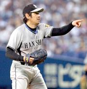 7回1失点と好投を見せた下柳(撮影・上田博志)