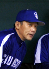 巨人対中日 連勝し笑顔の落合博満監督(撮影・為田聡史)