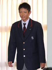 中日から1位指名を受けた智弁和歌山・岡田俊哉(撮影・加藤哉)