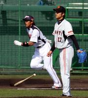 【日本代表候補－巨人】東野は稲葉に本塁打を打たれる（撮影・鹿野芳博）