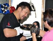 菊田戦に向け練習を公開した吉田