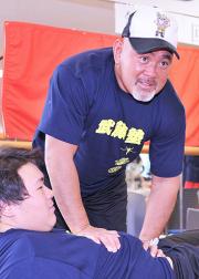 武藤塾を開催した全日本の武藤(撮影・森本隆)
