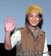 「ハムナプトラ３」のジャパンプレミアムに登場した吹替えの上地雄輔