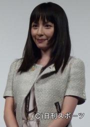 長女を出産後、初めて公の場に姿を見せた奥菜恵（撮影・近藤由美子）