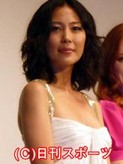 「ブラインドネス」の公式上映に出席した木村佳乃(撮影・近藤由美子)