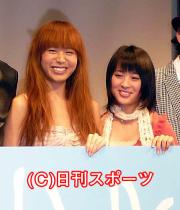 Salyu(左)と北乃きい(撮影・近藤由美子)