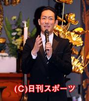 試写会で笑顔を見せる中村勘太郎(撮影・たえ見朱実)