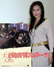 動物愛護を語った杉本彩(撮影・瀬津真也)