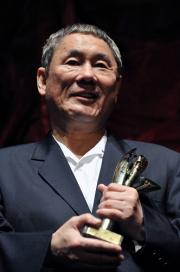 ギリシャの国際映画祭で賞を受賞した北野武監督（ＡＰ＝共同）