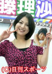 ＤＶＤ「ＡＱＵＡ」の発売イベントを行った後藤理沙（撮影・小林千穂）