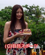 美ら島沖縄大使任命式に出席した長沢まさみ(撮影・近藤由美子)