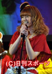 熊本PRソングを発表したスザンヌ(撮影・田中理恵)