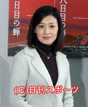 初主演ドラマの会見に出席した檀れい（撮影・中野由喜）