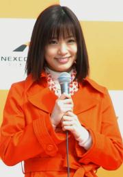 圏央道一部区間の開通を控えたイベントに出席した女優の上戸彩（共同）
