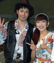 舞台で夫婦初共演する山田まりやと草野徹（撮影・小林千穂）