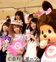 モンチッチ記念イベントに出席した木村優（撮影・梶ひと美）
