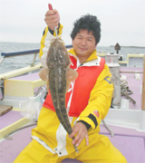 新明丸では大型のマゴチもヒット中だ