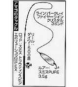 アマゴのタックル