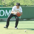 ダブルプレーの送球のコツ／仁志学校