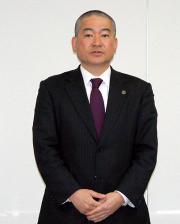 水戸の宮田裕司社長は31日の会見で辞任を表明(撮影・広重竜太郎)