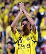 【柏－Ｇ大阪】決勝ゴールの柏ＦＷ李（撮影・宇治久裕）