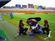 柏を偵察するべく柏サッカー場に潜入した横浜非公認マスコットのワルノス