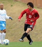 途中出場ながら浦項との練習試合で1ゴールを挙げた林